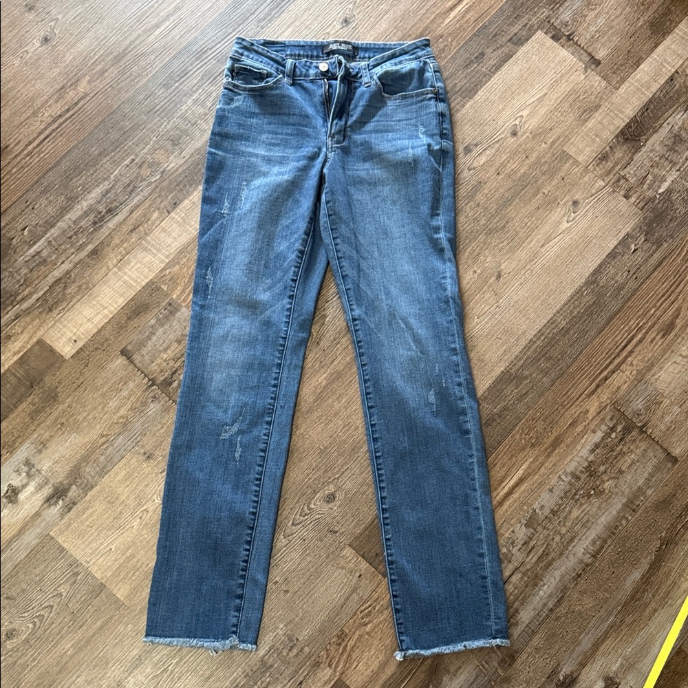 Judy Blue Straight Leg Jeans in Dark Blue